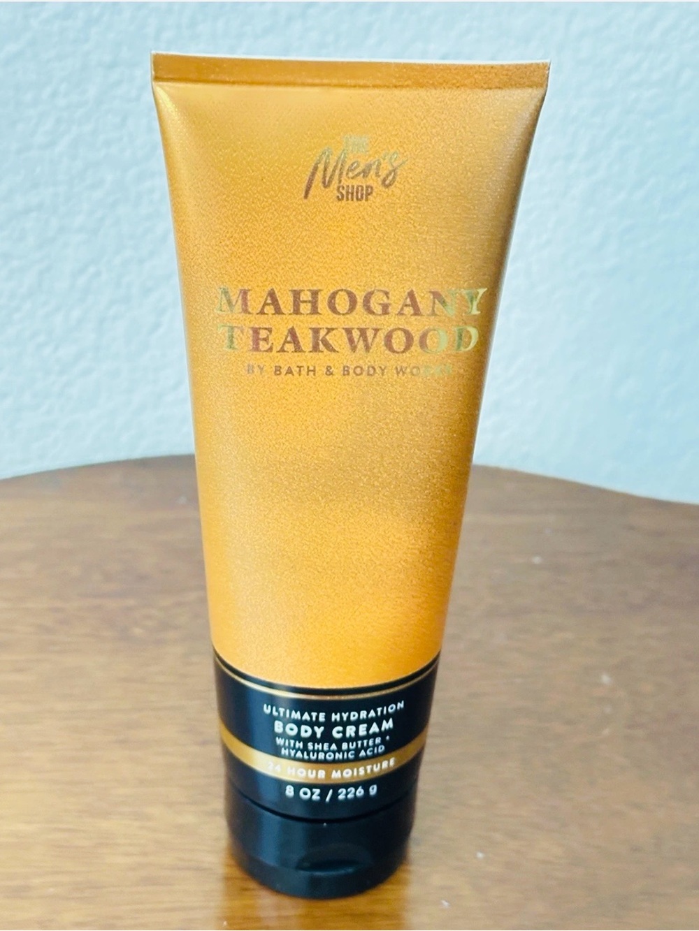 Bath & Body Works Mahogany Teakwood Men's Body Cream — Gold and Black